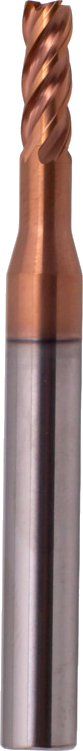 HRC55 D4x11xD6x57 Z4 TiSiN Фреза концевая ц/х твердосплавная Ф4 L=57